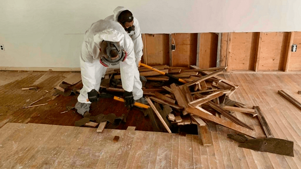 hardwood flooring water damage
